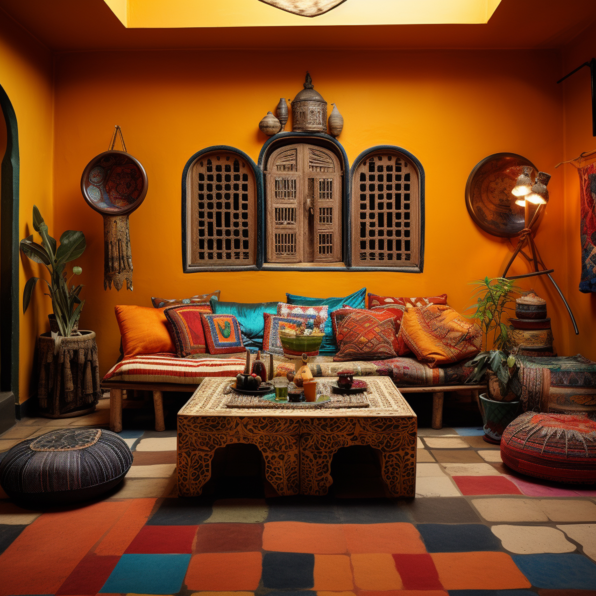 ثقافة الديكور التراثي والمعاصر فى المنازل السعودية